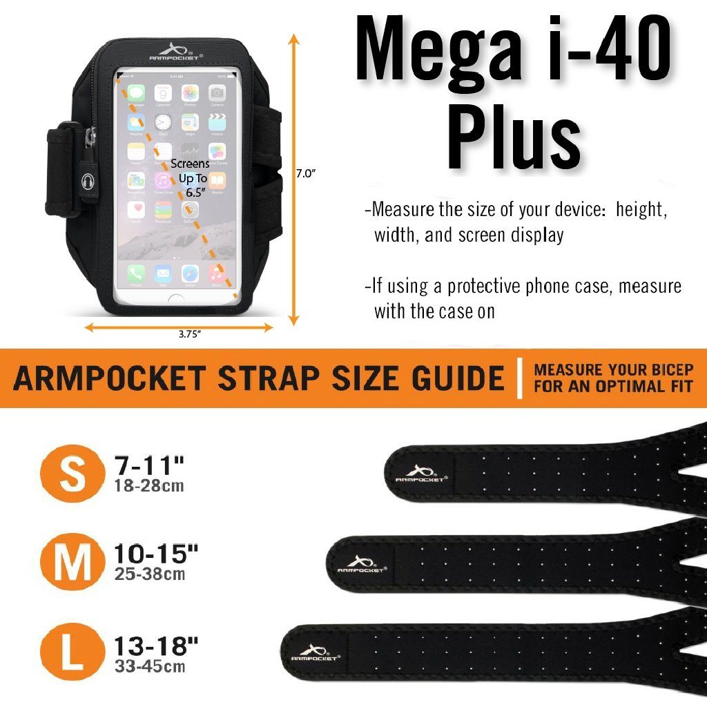 Mega i-40 Plus iPhone 11 Pro Max Smartphone Armband Small / Limited Edition Rainbows for Heroes Mega i-40 Plus iPhone 11 Pro Max Smartphone Armband Small / Limited Edition Rainbows for Heroes