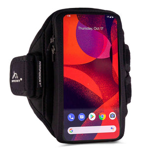 Armpocket X Plus armband for Google Pixel 6 Pro and full screen devices Side View