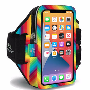 Limited Edition Rainbows for Heroes Armpocket Mega i-40 for Phones and Cases up to 6.5 Inches